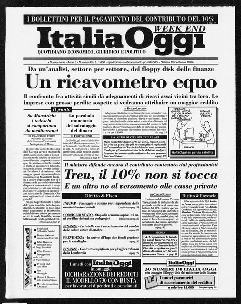 Italia oggi : quotidiano di economia finanza e politica